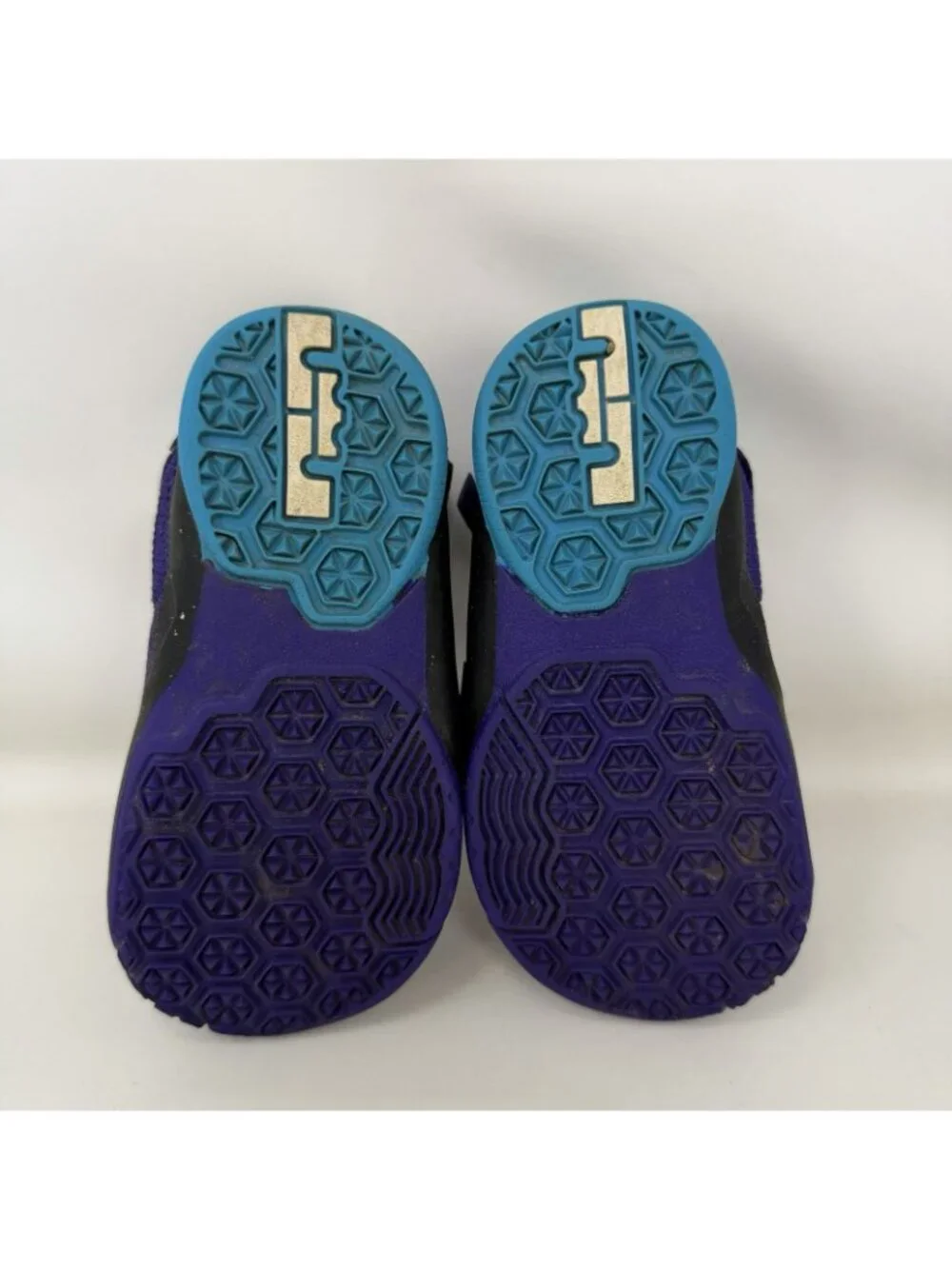 Nike LeBron Soldier 9 Shoes Purple Black Toddler Size 7C